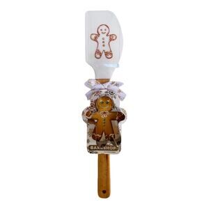 NEW Bakeshop Gingerbread Man Spatula Christmas Tree Cookie Cutter Baking Set